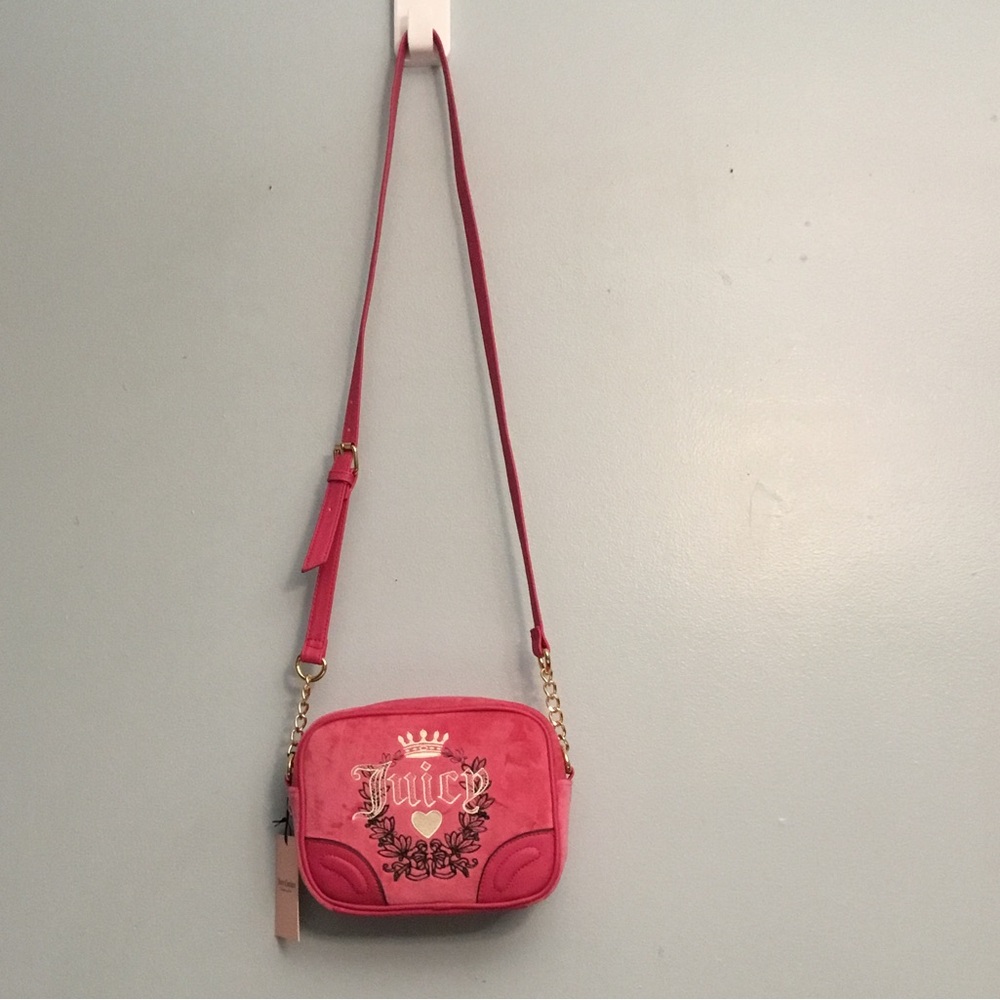 Juicy Couture Vibrant Pink Crossbody Bag